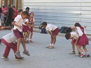 Children playing in Havana